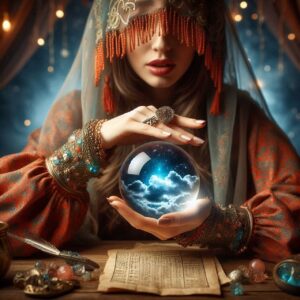 ai generated, woman, fortune teller